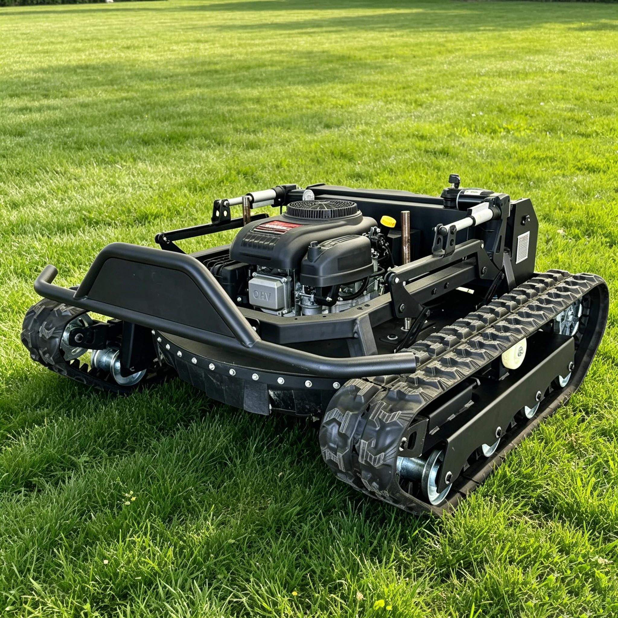 Self-propelled Grass Cutter Remote Control Crawler Lawn Mower Robot All-Terrain Steep Slopes Mower Quiet Operation Cutter
Self-propelled Grass Cutter Remote Control Crawler Lawn Mower Robot All-Terrain Steep Slopes Mower Quiet Operation Cutter