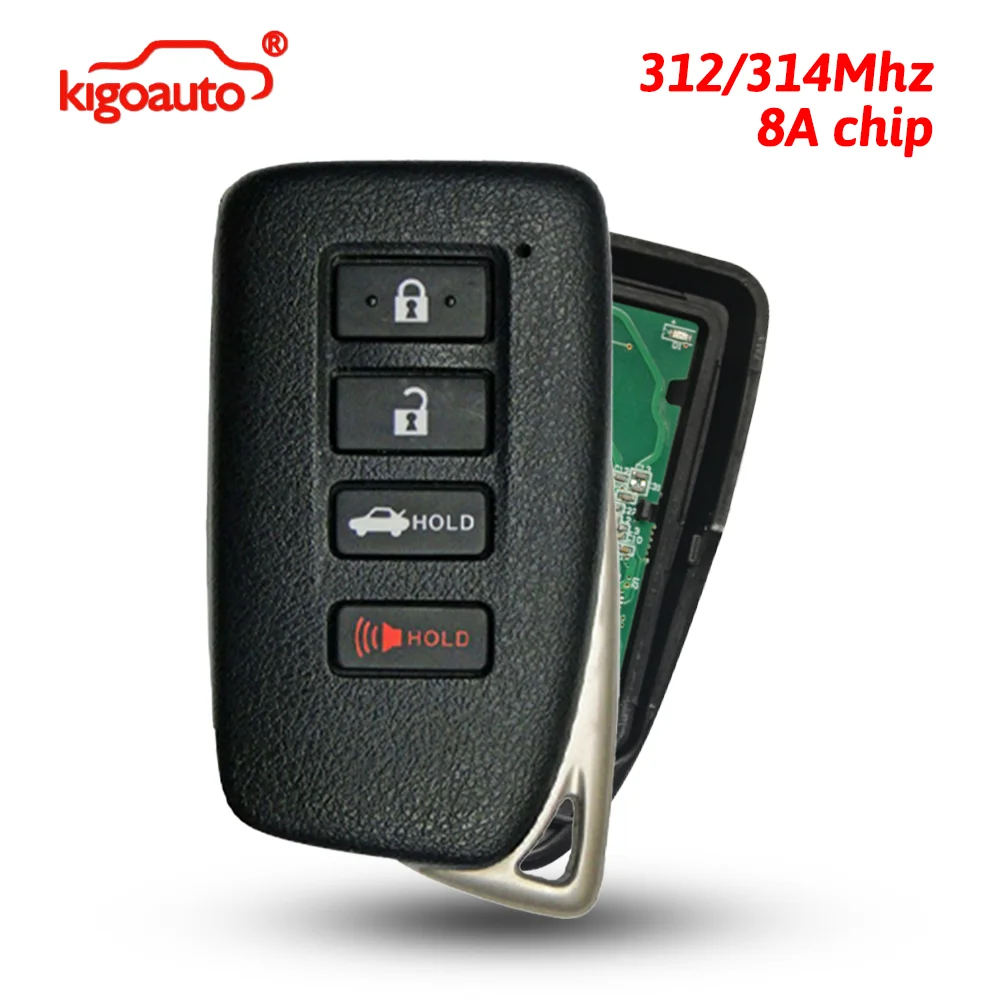 kigoauto Smart Key 4 Button 312/314MHz 8A Chip for Lexus ES IS GS RC 2013-2022 FCC HYQ14FBA/HYQ14FLB
kigoauto Smart Key 4 Button 312/314MHz 8A Chip for Lexus ES IS GS RC 2013-2022 FCC HYQ14FBA/HYQ14FLB