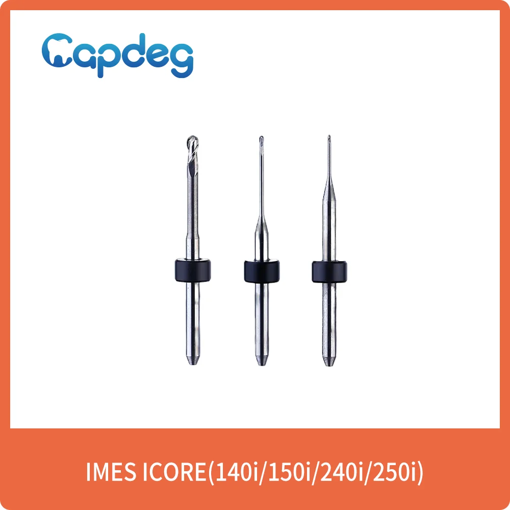 Imes icore compatible PMMA Milling Burs CADCAM Machine Tools D3mm Shaft 2.5/1.0/0.6mm for 140i/150i/240i/250i
Imes icore compatible PMMA Milling Burs CADCAM Machine Tools D3mm Shaft 2.5/1.0/0.6mm for 140i/150i/240i/250i