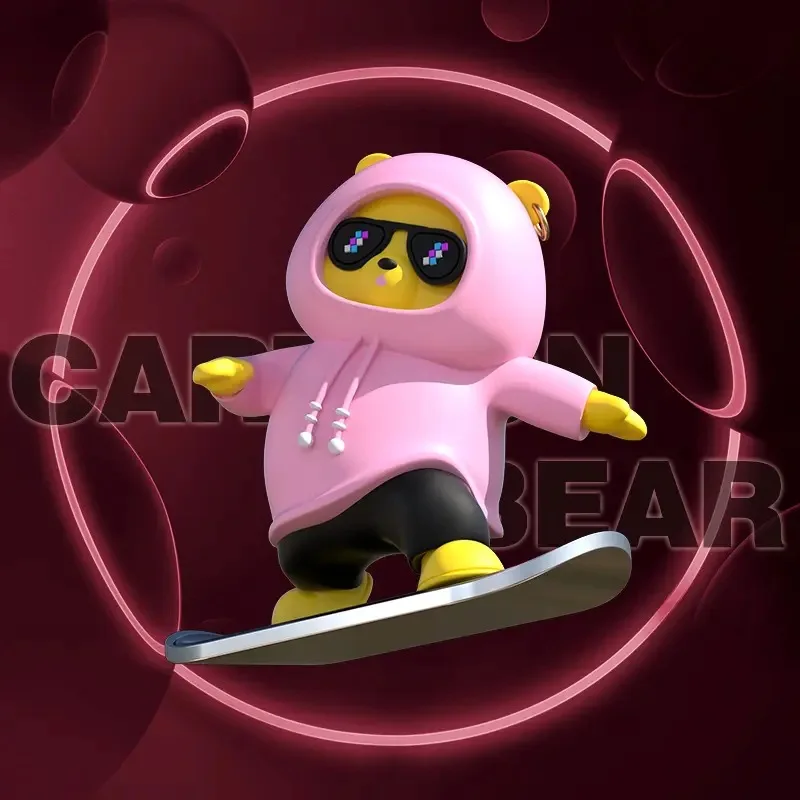 Creative Car Ornament Funny Cartoon skateboarding Bear Removable Festival Gift Car Center Console Decorations Auto Accessories
Creative Car Ornament Funny Cartoon skateboarding Bear Removable Festival Gift Car Center Console Decorations Auto Accessories