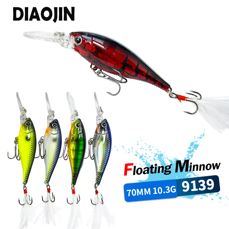 Suspending Jerkbait Crankbait 70mm 10g Shad Minnow Artificial Hard Bait Deep Diver Fishing Lure Equipment Floating Pesca
Suspending Jerkbait Crankbait 70mm 10g Shad Minnow Artificial Hard Bait Deep Diver Fishing Lure Equipment Floating Pesca