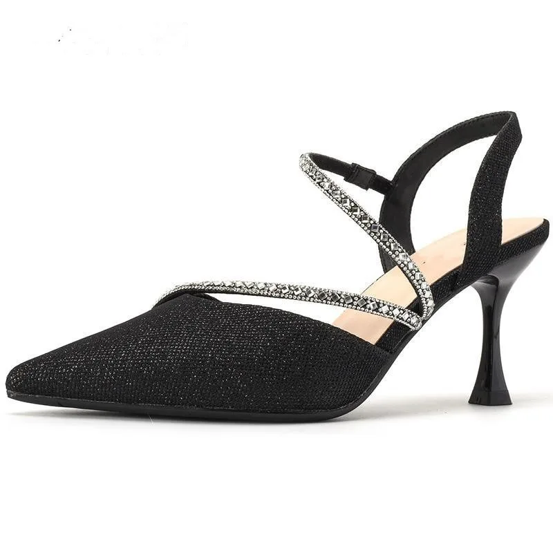 Diamond Sandals Women's Slim Heels New Spring And Summer High-heeled Sandals Paired With Skirts And Follow-up Shoes
Diamond Sandals Women's Slim Heels New Spring And Summer High-heeled Sandals Paired With Skirts And Follow-up Shoes