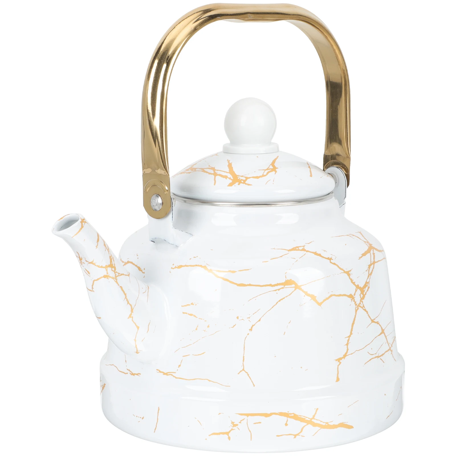 Premium Enamel Stovetop Water Kettle 2.5L Heat Resistant Boiling Pot Kitchen Tea Leakproof Design Marble Pattern Household
Premium Enamel Stovetop Water Kettle 2.5L Heat Resistant Boiling Pot Kitchen Tea Leakproof Design Marble Pattern Household