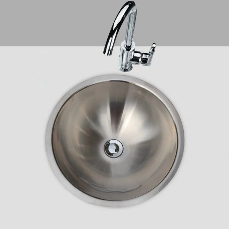 RV Yacht Sink, Balcony Bar Pantry Brushed Mirror Small Single Slot Mini Round Washbasin
RV Yacht Sink, Balcony Bar Pantry Brushed Mirror Small Single Slot Mini Round Washbasin