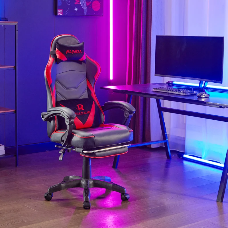 New Low Cost Swivel Gaming Chair Rotary Cooling Polyurethane Leather Metal Wood Structure Roller - Adjustable Back Computer
New Low Cost Swivel Gaming Chair Rotary Cooling Polyurethane Leather Metal Wood Structure Roller - Adjustable Back Computer