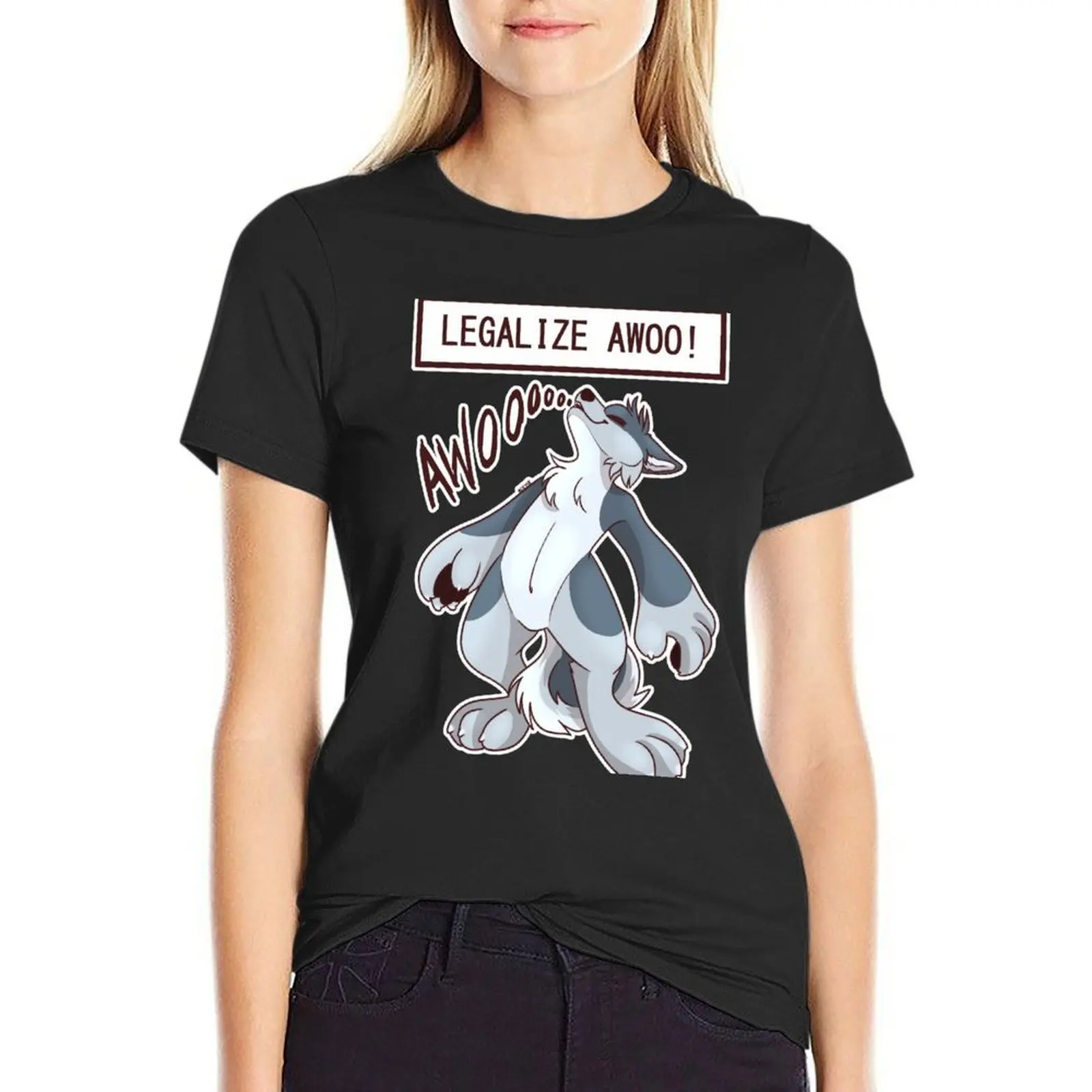 LEGALIZE AWOO T-Shirt oversized sports fans Short sleeve tee Summer Women's clothing
LEGALIZE AWOO T-Shirt oversized sports fans Short sleeve tee Summer Women's clothing