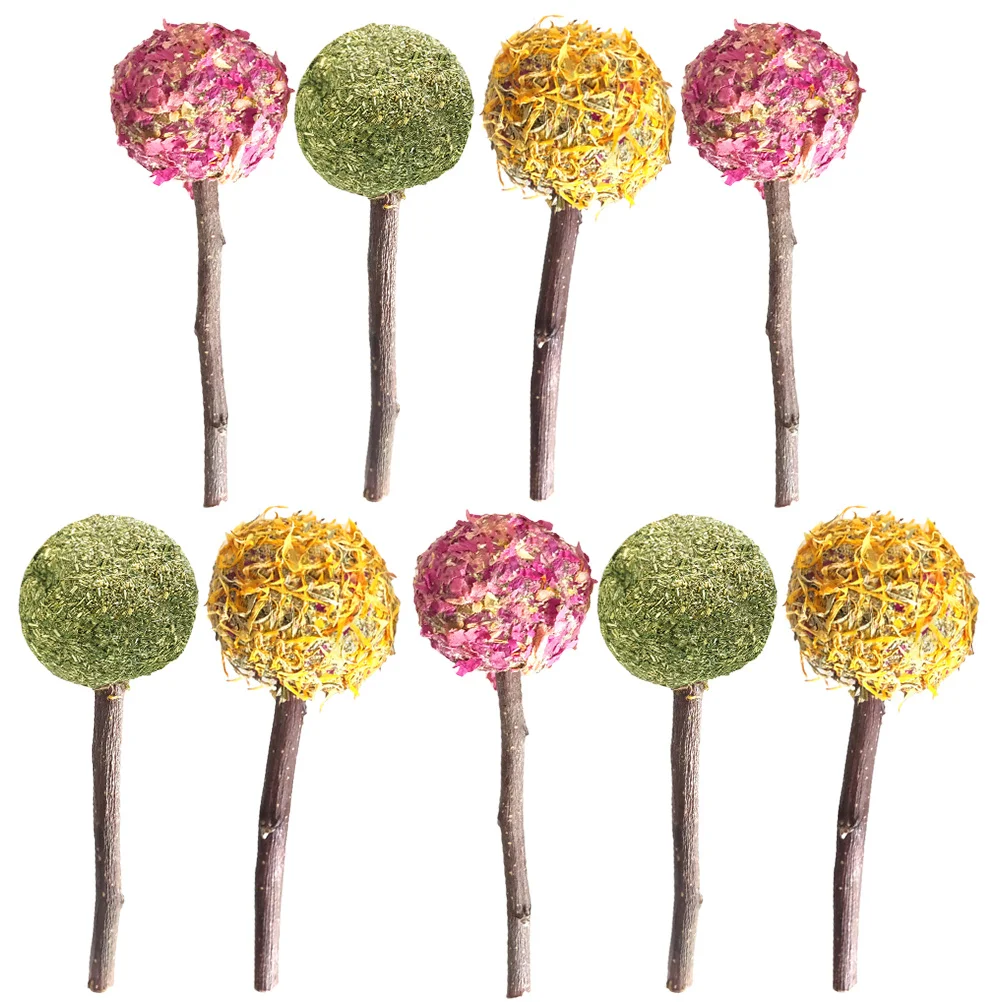 9Pcs Wooden Chew Grass Ball Lollipop for Small Animals Teeth Cleaning Hamster Rabbit Guinea Pig Teething Relief Molar Exercise
9Pcs Wooden Chew Grass Ball Lollipop for Small Animals Teeth Cleaning Hamster Rabbit Guinea Pig Teething Relief Molar Exercise