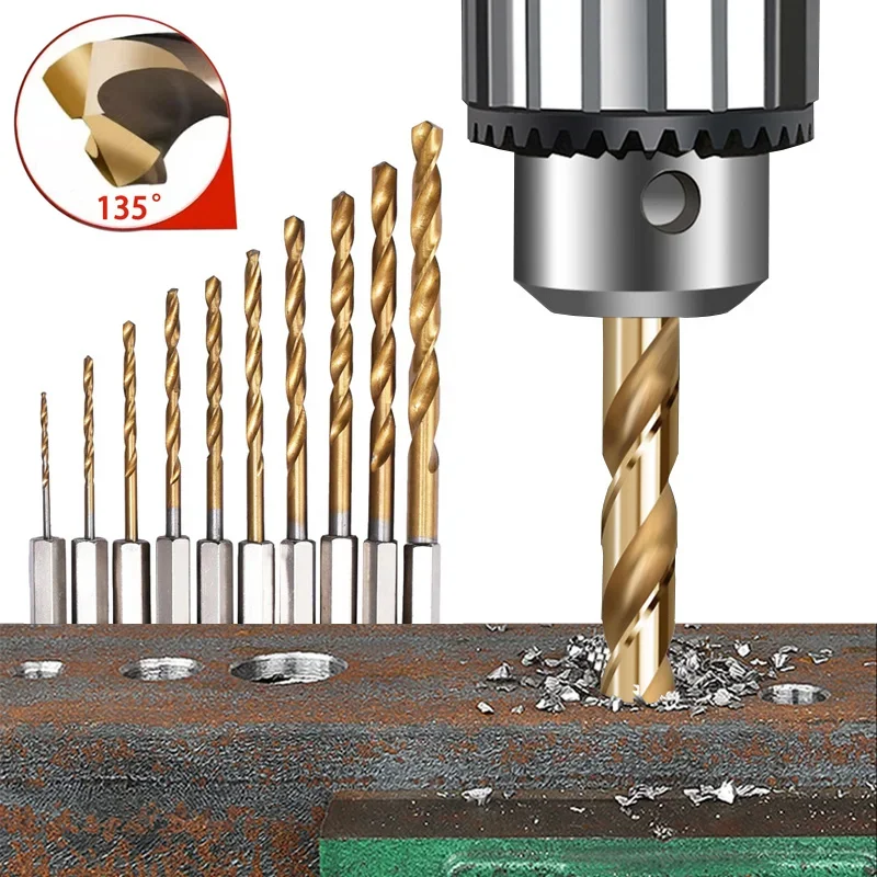 3/7/13PCS 1/4Hex Shank Twist Drill Bit Set Wood Metal Hole Cutter Core Drilling Tool Cobalt Drill Bits 2 3 3.5 4.5 5 6.5mm HSS
3/7/13PCS 1/4Hex Shank Twist Drill Bit Set Wood Metal Hole Cutter Core Drilling Tool Cobalt Drill Bits 2 3 3.5 4.5 5 6.5mm HSS