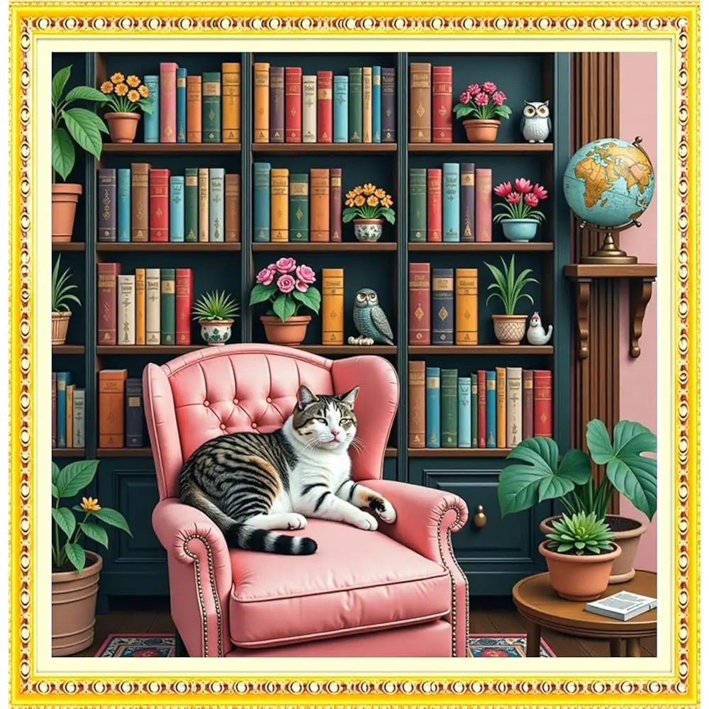 Stamped Cross Stitch Kits, DIY Cross Stitch Pattern for Adults Beginners Needlepoint Kits Embroidery Kit Arts and Crafts 11C
Stamped Cross Stitch Kits, DIY Cross Stitch Pattern for Adults Beginners Needlepoint Kits Embroidery Kit Arts and Crafts 11C