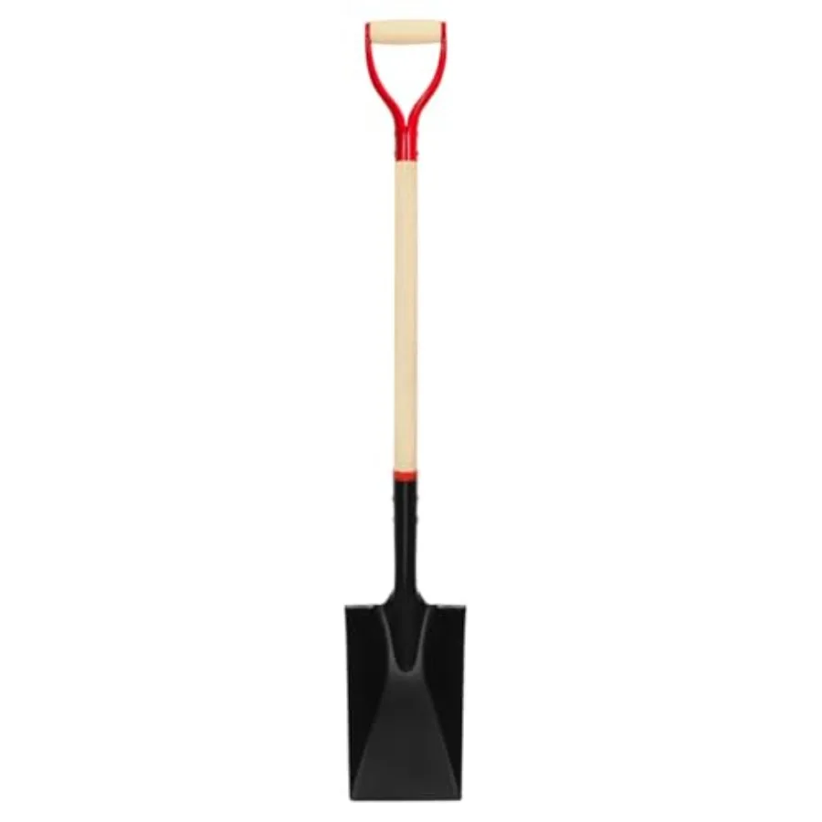 Spade Shovel for Digging, Heavy Duty Spade Shovel with Wooden D-Handle, Square Flat Shovel for Gardening and Edging, 45 Inches
Spade Shovel for Digging, Heavy Duty Spade Shovel with Wooden D-Handle, Square Flat Shovel for Gardening and Edging, 45 Inches