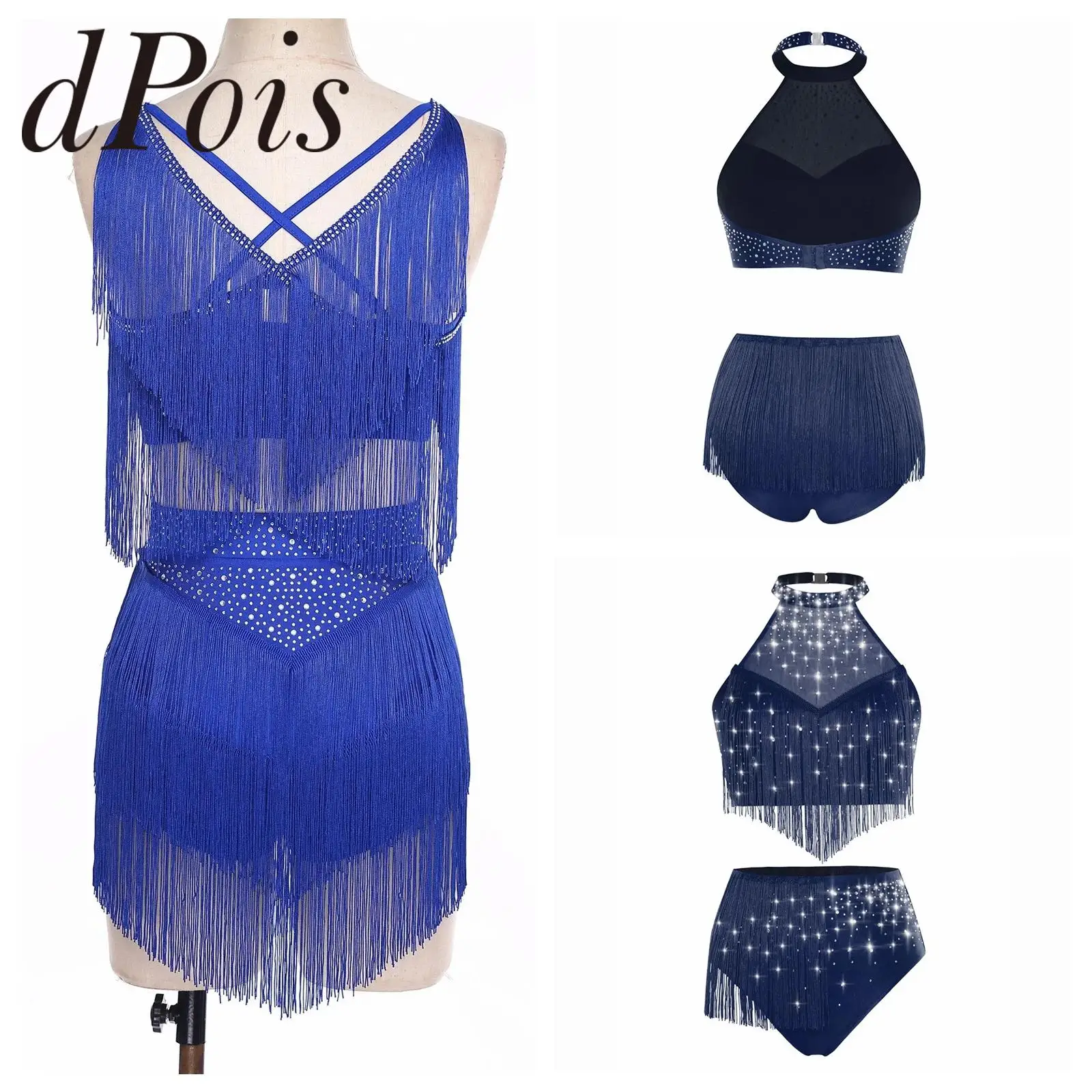Ballroom Dance Women Dress Fringe Salsa Latin Dance Costume Cha Cha Samba Tango Outfit Tassels Skirt Stage Performance Dancewear
Ballroom Dance Women Dress Fringe Salsa Latin Dance Costume Cha Cha Samba Tango Outfit Tassels Skirt Stage Performance Dancewear