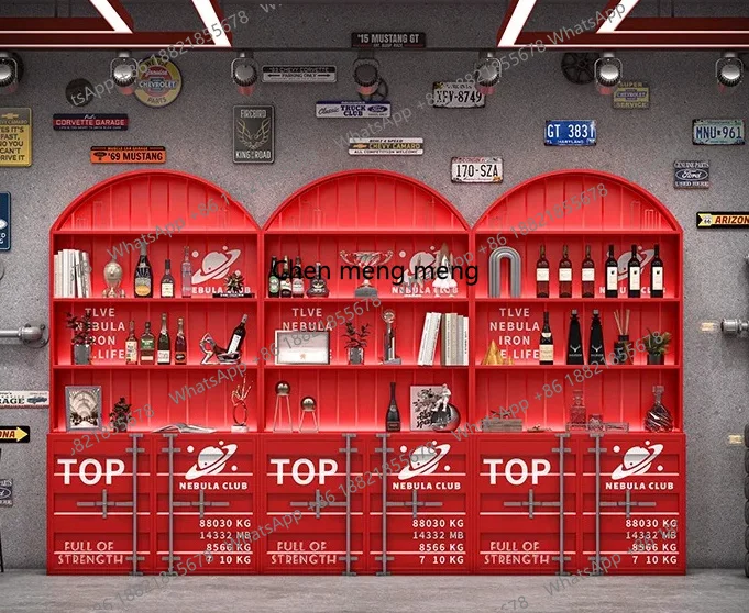 Industrial style, display, product cabinet retro American style, display cabinet can be customized commercial rack wine rack
Industrial style, display, product cabinet retro American style, display cabinet can be customized commercial rack wine rack