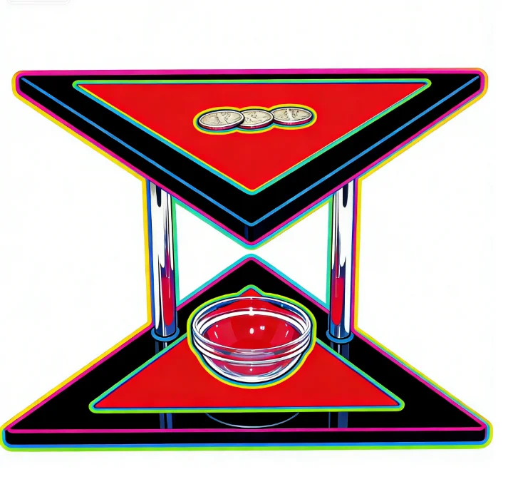 DEAN'S TRIANGLE by Dean Dill Coin Magic Tricks Coins Through The Table Mentalism Illusion Gimmick Magician Fun Coin Penetration
DEAN'S TRIANGLE by Dean Dill Coin Magic Tricks Coins Through The Table Mentalism Illusion Gimmick Magician Fun Coin Penetration