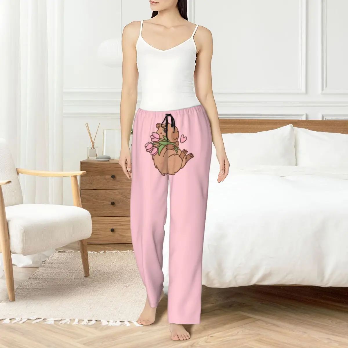 Бесплатные обои на заказ, милые пижамные штаны с капибарой для женщин, эластичная одежда для сна для отдыха, низ с карманами
Бесплатные обои на заказ, милые пижамные штаны с капибарой для женщин, эластичная одежда для сна для отдыха, низ с карманами