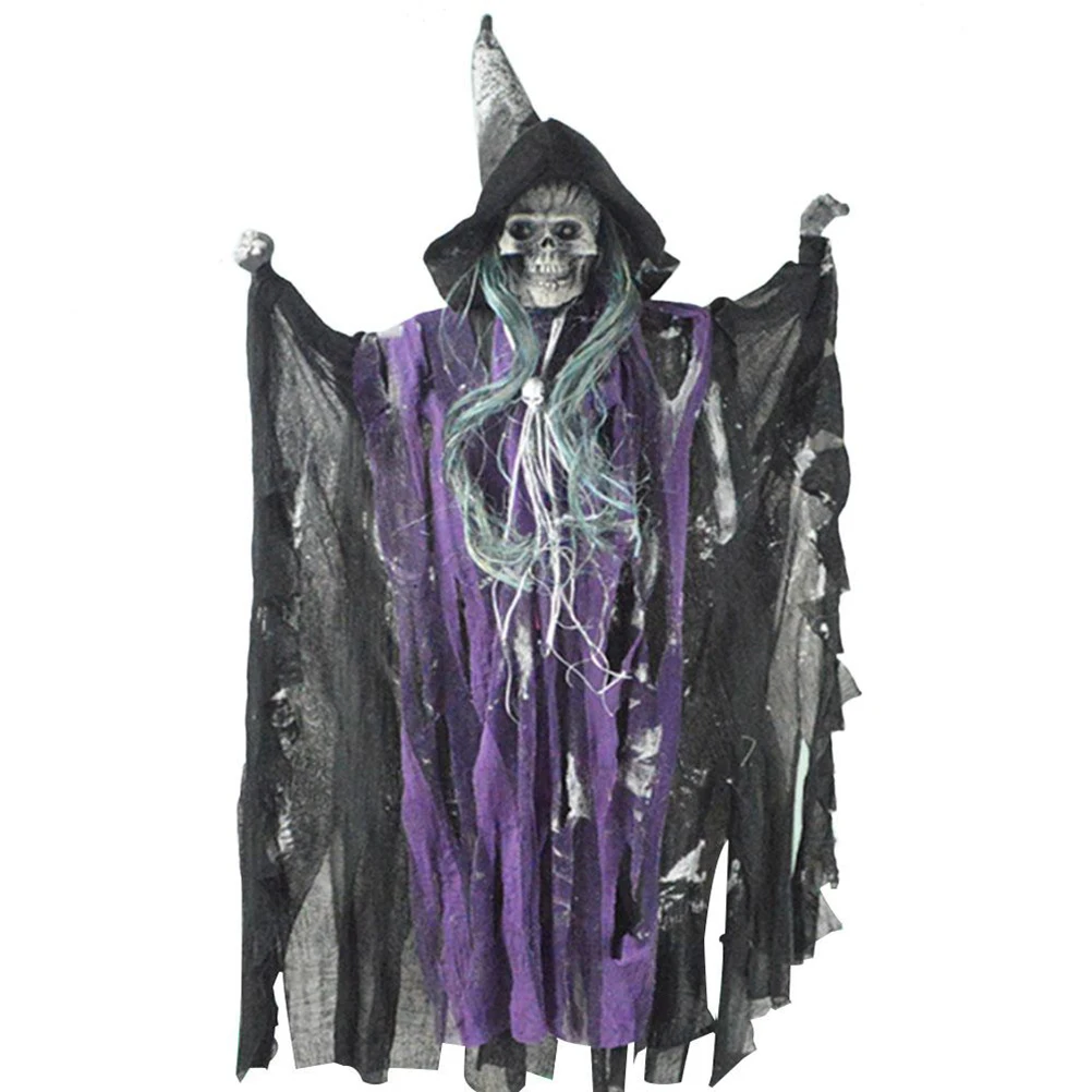 Voice-controlled Wizard Hanging Ghost Halloween Decoration Household Scary Outdoor Prop Decorations
Voice-controlled Wizard Hanging Ghost Halloween Decoration Household Scary Outdoor Prop Decorations