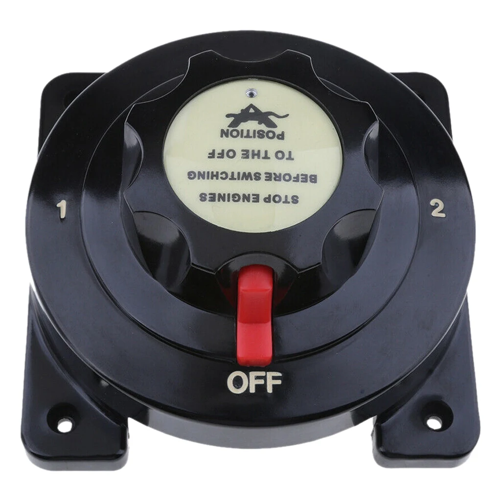 Heavy Duty Marine Dual Battery Switch Isolator Selector Boat/RV/Caravan/Yacht
Heavy Duty Marine Dual Battery Switch Isolator Selector Boat/RV/Caravan/Yacht
