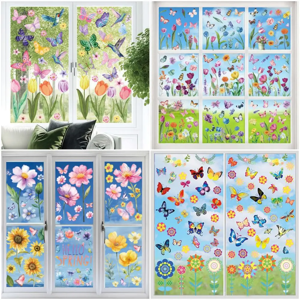 Multicolor Spring Flower Window Sticker Cartoon Dwarf Double Sides Static Stickers Photo Props Flower Butterfly Bee
Multicolor Spring Flower Window Sticker Cartoon Dwarf Double Sides Static Stickers Photo Props Flower Butterfly Bee