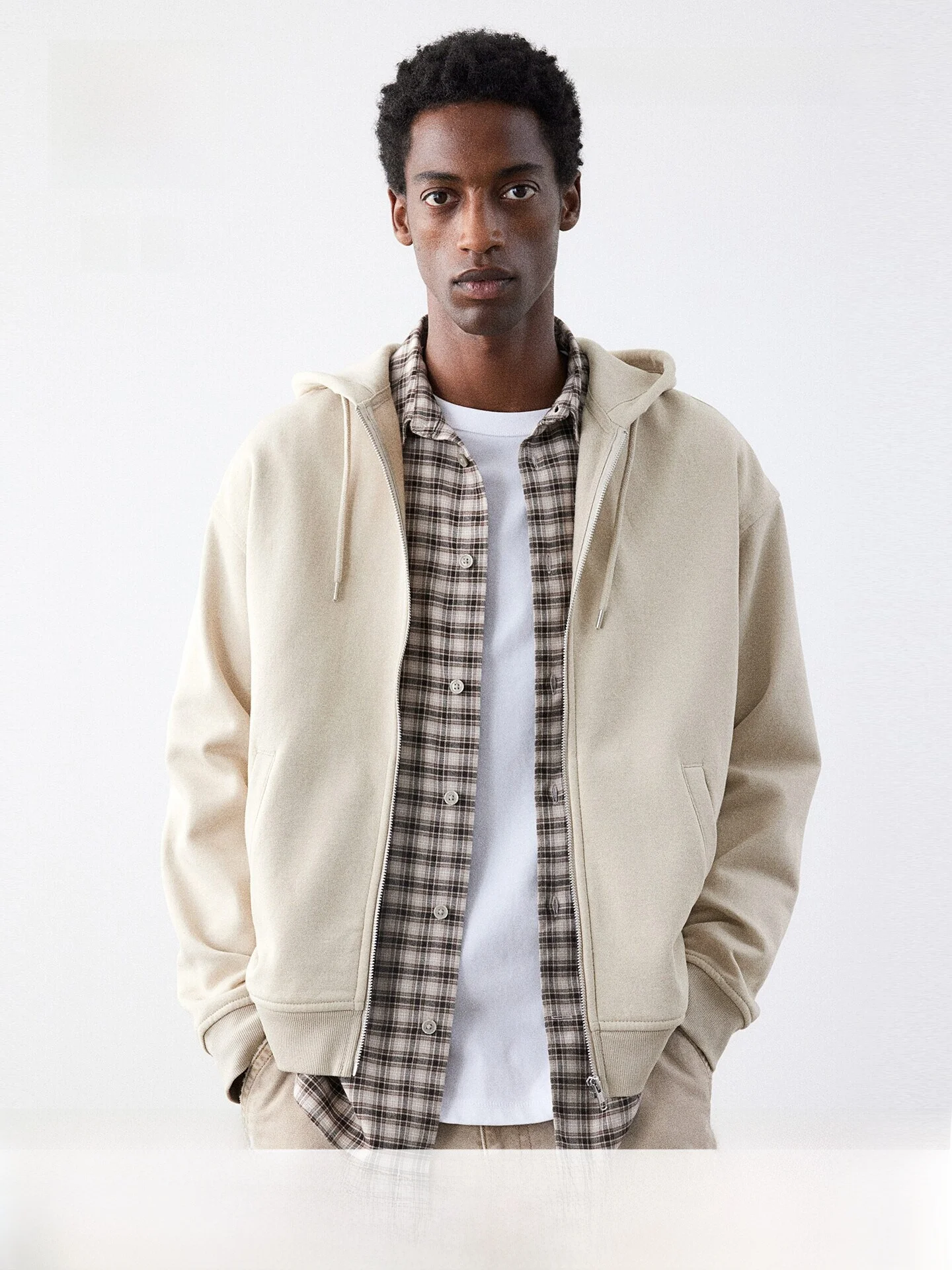 H&M Men's Fashion Casual Loose Fit Zipper Hoodie 1011890 Versatile Comfortable Cotton Polyester Blend Unisex Hoodie
H&M Men's Fashion Casual Loose Fit Zipper Hoodie 1011890 Versatile Comfortable Cotton Polyester Blend Unisex Hoodie