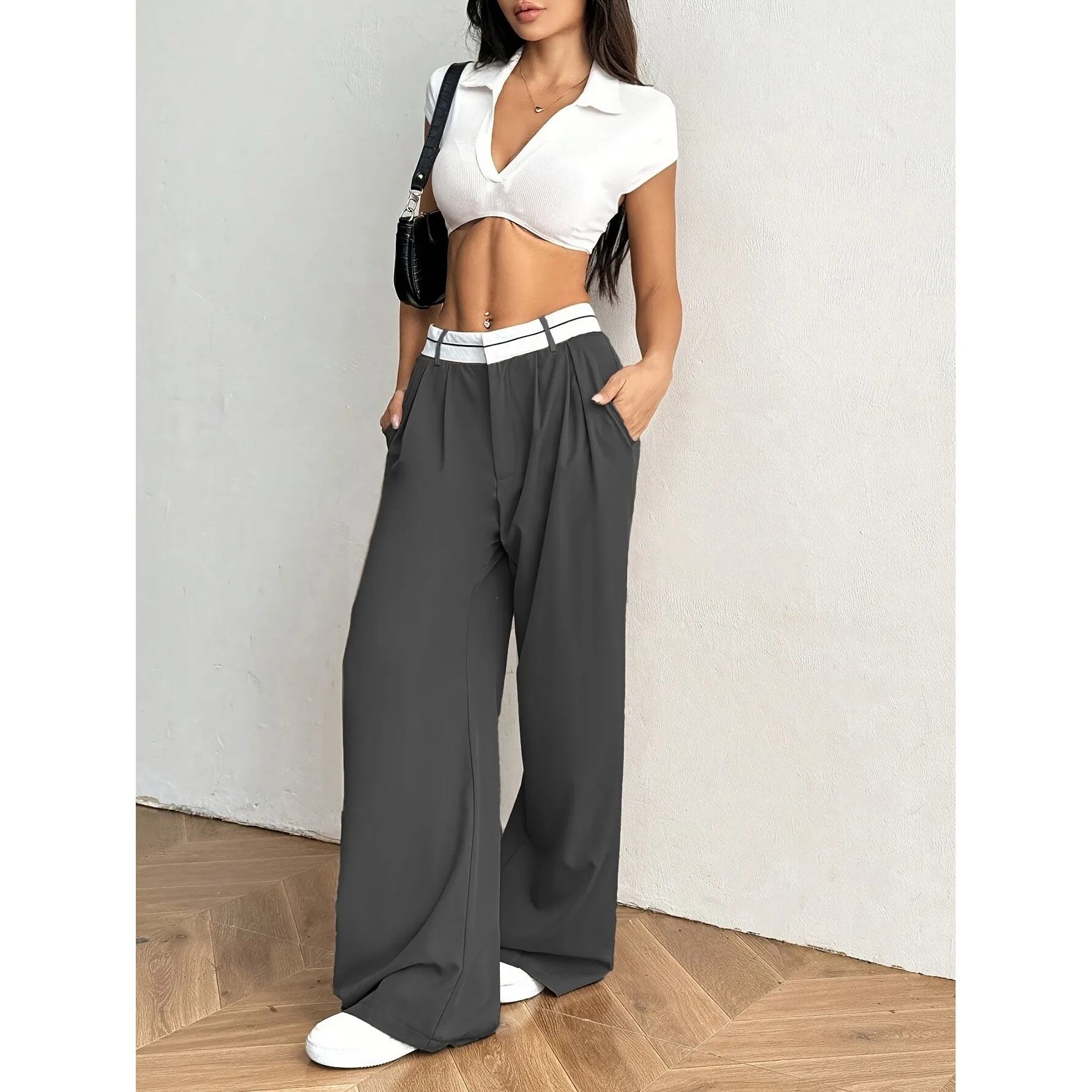 Loose Fit Wide Leg Pants Comfortable Casual Trousers Neutral Style Harlan Pants Spring Collection Unisex Other Material
Loose Fit Wide Leg Pants Comfortable Casual Trousers Neutral Style Harlan Pants Spring Collection Unisex Other Material