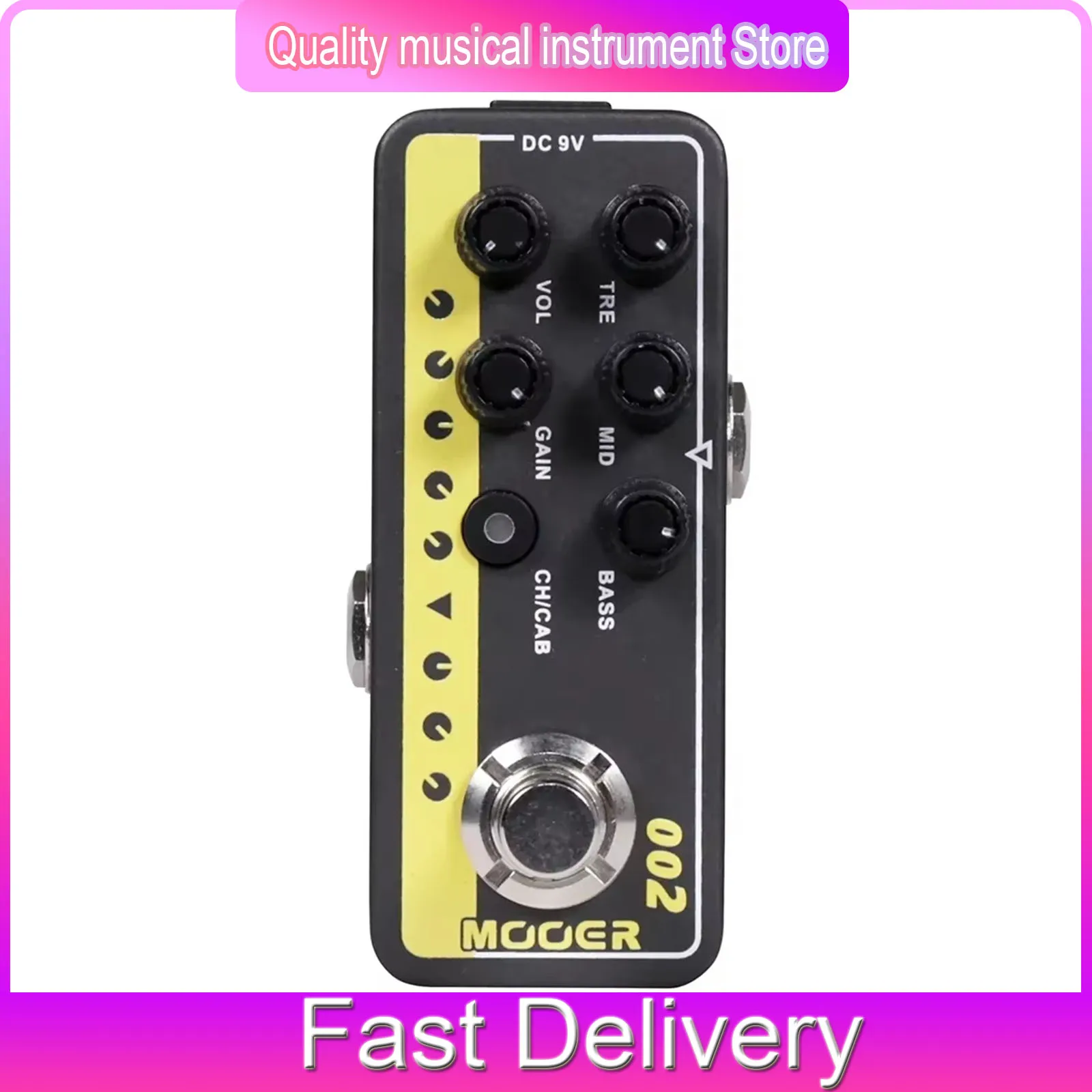 MOOER 002 Uk Gold 900 Guitar Pedal Effect Classical English Rock Tone Effects Guitar Compressor Digital Preamp Guitar Parts
MOOER 002 Uk Gold 900 Guitar Pedal Effect Classical English Rock Tone Effects Guitar Compressor Digital Preamp Guitar Parts