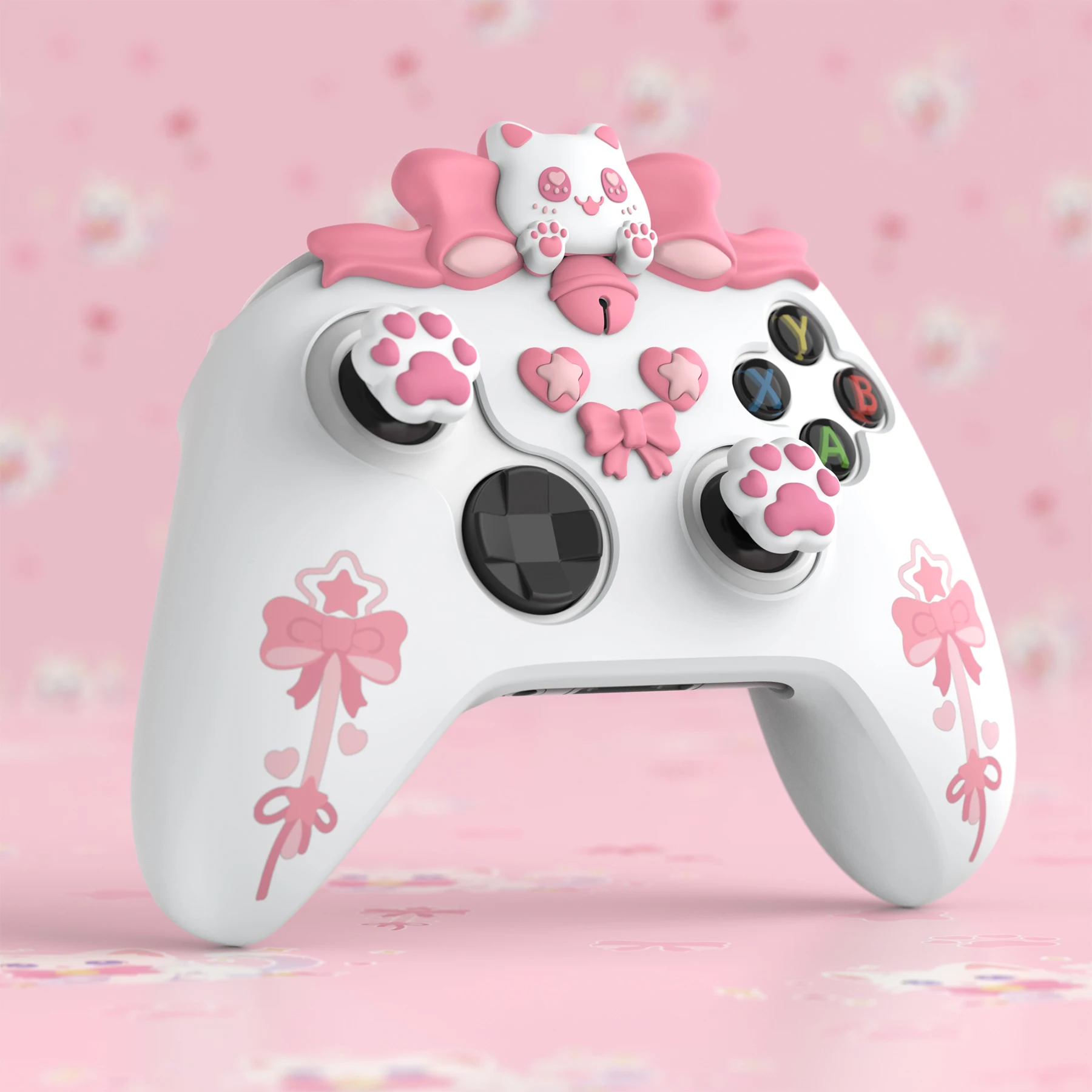 PlayVital Cute Silicone Case Cover for Xbox Series X & S Controller (Xbox Core Wireless Controller) - Sweetheart Kitty Series
PlayVital Cute Silicone Case Cover for Xbox Series X & S Controller (Xbox Core Wireless Controller) - Sweetheart Kitty Series