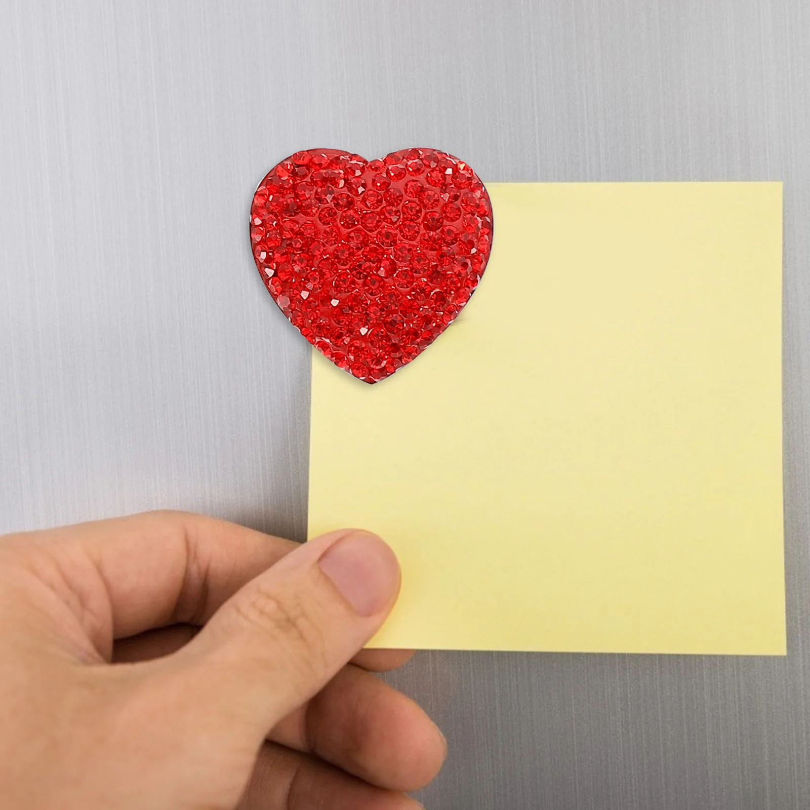 6Pcs Metal Heart-Shaped Magnet Stickers Stainless Steel Rhinestone Fridge Magnets for Refrigerator Dryer Washing Machine
6Pcs Metal Heart-Shaped Magnet Stickers Stainless Steel Rhinestone Fridge Magnets for Refrigerator Dryer Washing Machine