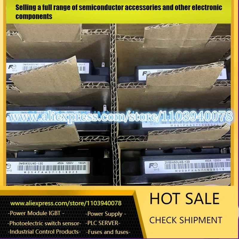 New and original IGBT module 2MBI450U4E-120 2MBI300UE-120 2MBI300P-140-03 2MBI300P-140 2MBI300NT-120 stock
New and original IGBT module 2MBI450U4E-120 2MBI300UE-120 2MBI300P-140-03 2MBI300P-140 2MBI300NT-120 stock