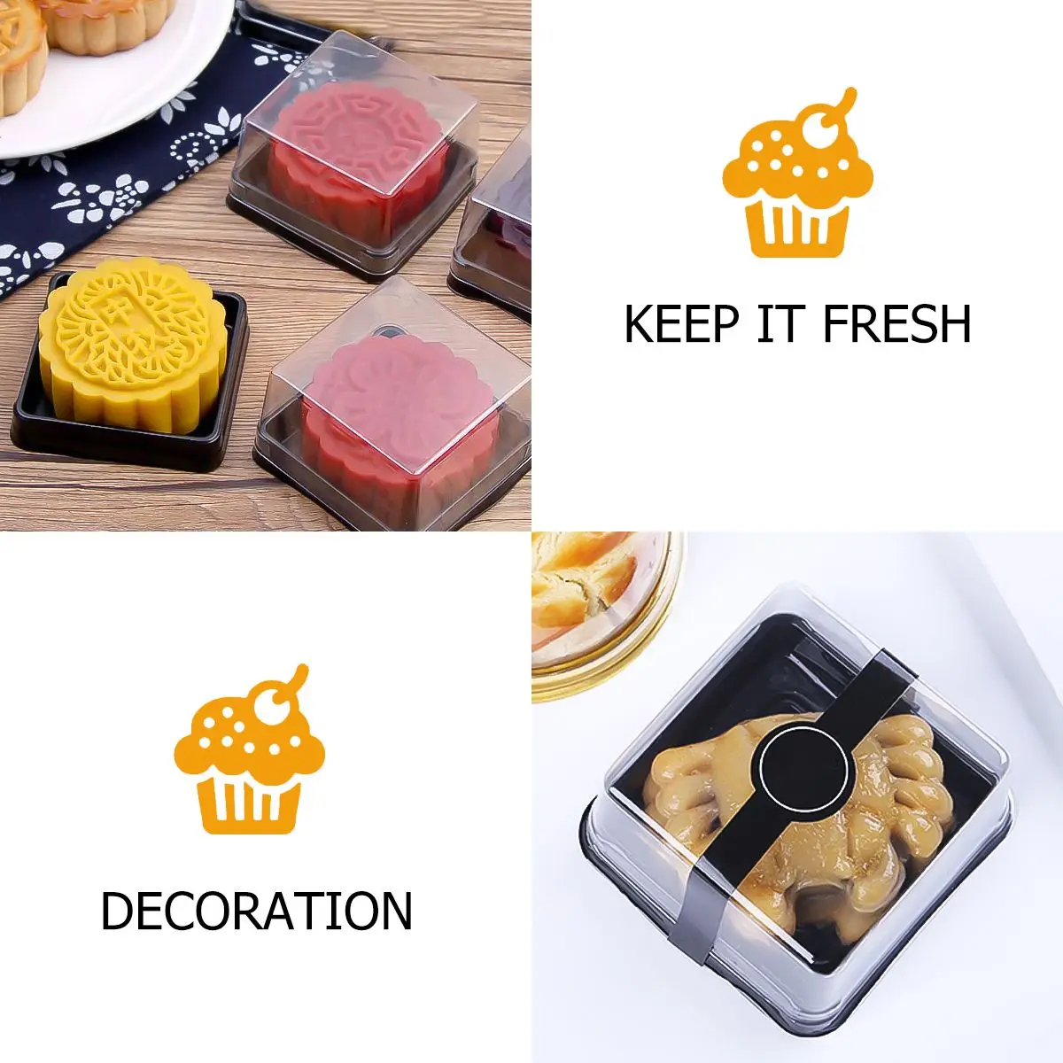 100 Pcs Food Packaging Box Cake Container Packing Boxes Tray Dessert Biscuits Plastic
100 Pcs Food Packaging Box Cake Container Packing Boxes Tray Dessert Biscuits Plastic