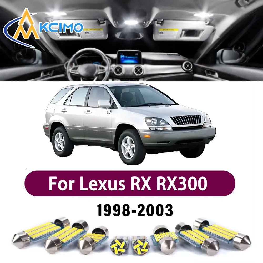 KCIMO New Canbus Interior Reading Dome Vanity Light Kit For Lexus RX RX300 1998-2003 Premium Easy Install Bright LED Lights
KCIMO New Canbus Interior Reading Dome Vanity Light Kit For Lexus RX RX300 1998-2003 Premium Easy Install Bright LED Lights