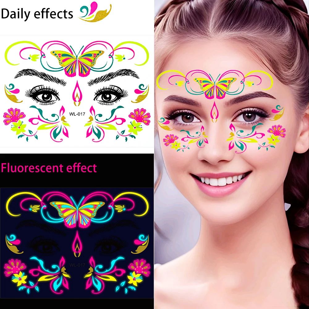 1pc Face Festival Tattoo Costume Party Stickers Waterproof Temporary Tattoo Stickers Music Party Makeup Body Dress Up Decoration
1pc Face Festival Tattoo Costume Party Stickers Waterproof Temporary Tattoo Stickers Music Party Makeup Body Dress Up Decoration