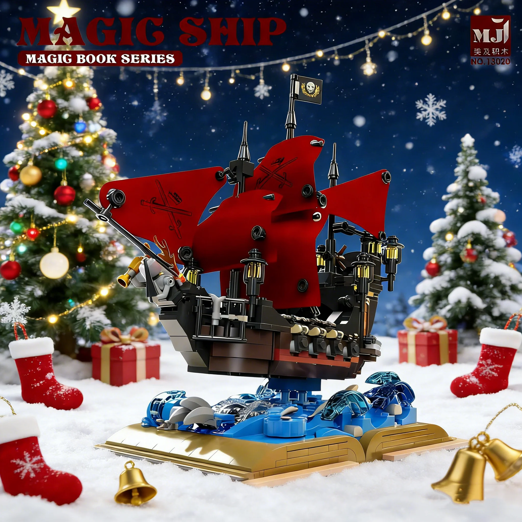 Набор строительных блоков MJ BLOCK Magic Book Destroyer Ship: Модель военного имперского военного корабля, модульная сборная модель, игрушка для взрослых, подарок.
Набор строительных блоков MJ BLOCK Magic Book Destroyer Ship: Модель военного имперского военного корабля, модульная сборная модель, игрушка для взрослых, подарок.