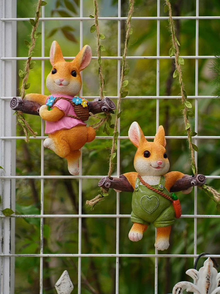 Очаровательный настенный декор в виде кролика для сада, креативное украшение для детской комнаты, подвеска-качели для лазания, декоративная фигурка животного из смолы для дома
Очаровательный настенный декор в виде кролика для сада, креативное украшение для детской комнаты, подвеска-качели для лазания, декоративная фигурка животного из смолы для дома