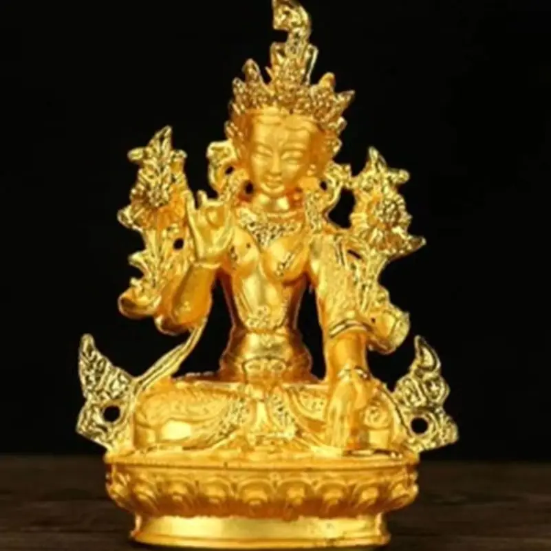 Tibetan Buddhis White Tara Buddha Statue Fengshui Supply Golden Statue Ornament 8.5cm
Tibetan Buddhis White Tara Buddha Statue Fengshui Supply Golden Statue Ornament 8.5cm