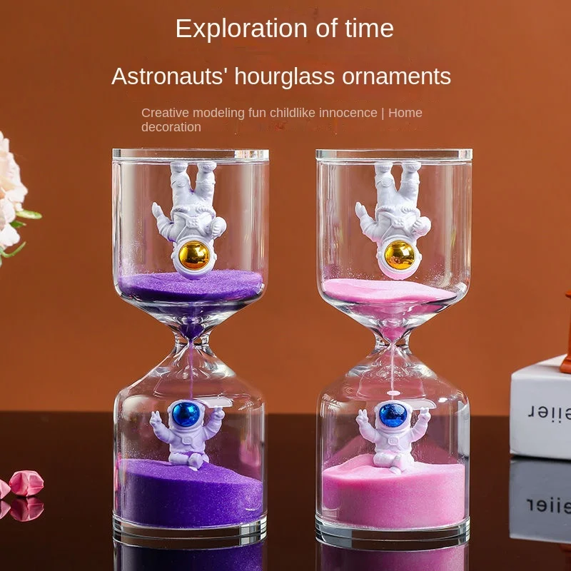 Glass Hourglass Timer Children's Fall Prevention 3/5/10 Minutes Student Meal Time Quicksand Bottle Gift Astronaut
Glass Hourglass Timer Children's Fall Prevention 3/5/10 Minutes Student Meal Time Quicksand Bottle Gift Astronaut