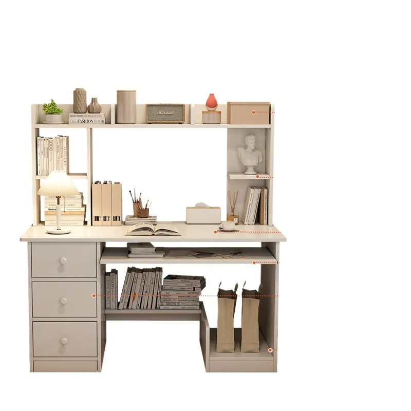 Student household, study table, integrated bookcase, computer desk
Student household, study table, integrated bookcase, computer desk