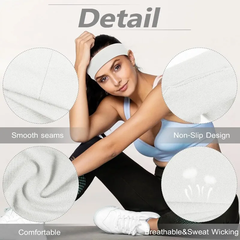 Simple Basic Solid Color Sports Yoga Headband to Absorb Sweat For Men and Women
Simple Basic Solid Color Sports Yoga Headband to Absorb Sweat For Men and Women