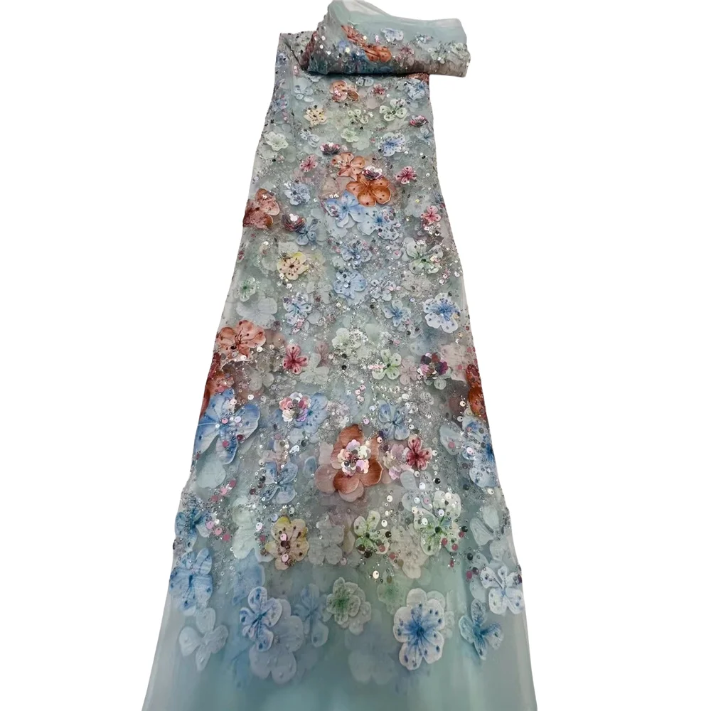 African High Quality Nigerian Sequins L-1407418 Lace French Tulle Fabric For Party Dress
African High Quality Nigerian Sequins L-1407418 Lace French Tulle Fabric For Party Dress