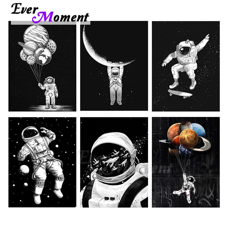 Алмазная картина Ever Moment, астронавт, планета, галактика, Вселенная, луна, мечта, скейтборд, волшебный 5D, крутой подарок, украшение на стену ASF2321 
Алмазная картина Ever Moment, астронавт, планета, галактика, Вселенная, луна, мечта, скейтборд, волшебный 5D, крутой подарок, украшение на стену ASF2321