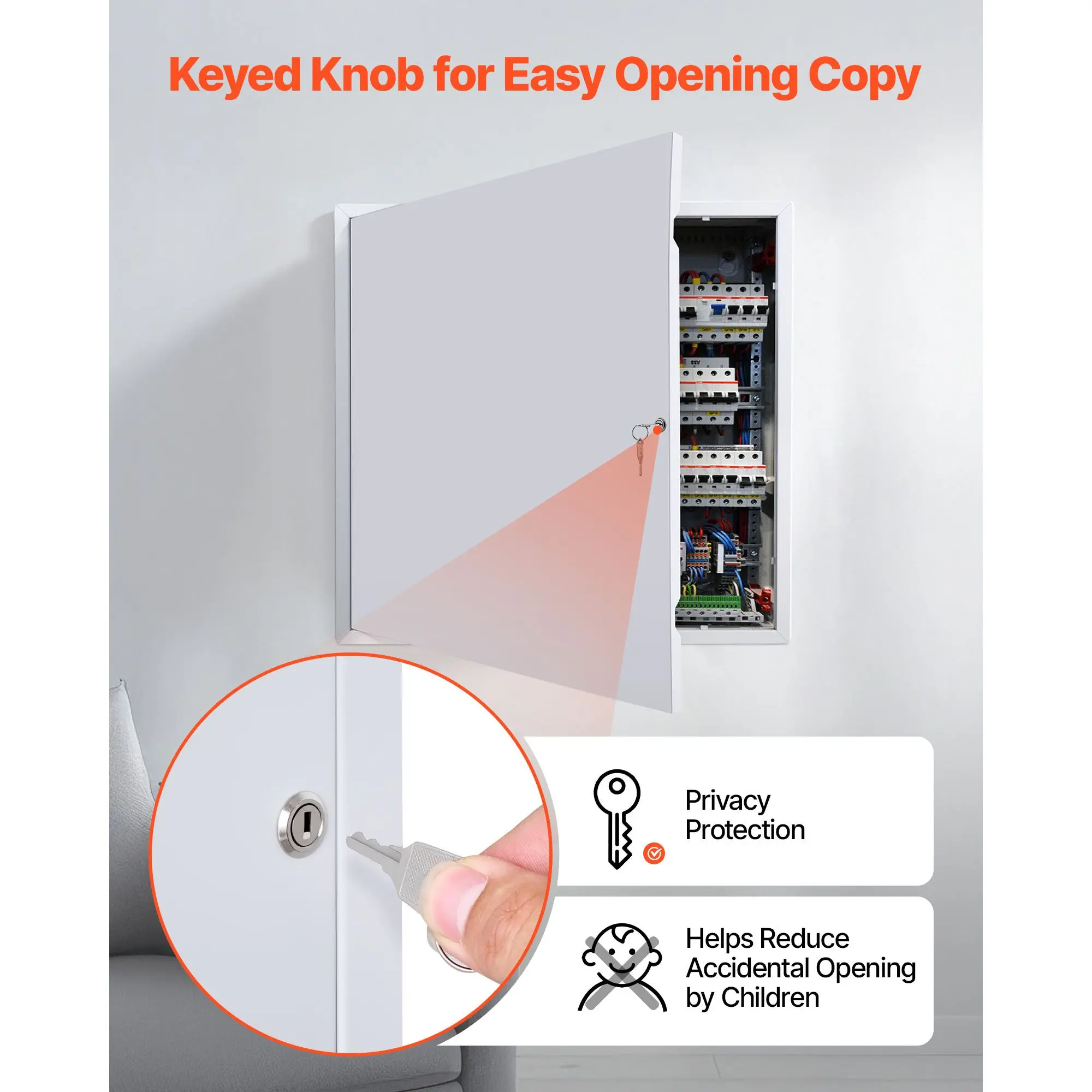 Access Panel for Drywall, 25.2 x 25.2 in Galvanized Steel Access Door, Easy Install Hinged Service Panel with Key, for Ceiling Plumbing Electrical, 24.4 x 24.4 in Cutout Size, White
Access Panel for Drywall, 25.2 x 25.2 in Galvanized Steel Access Door, Easy Install Hinged Service Panel with Key, for Ceiling Plumbing Electrical, 24.4 x 24.4 in Cutout Size, White
