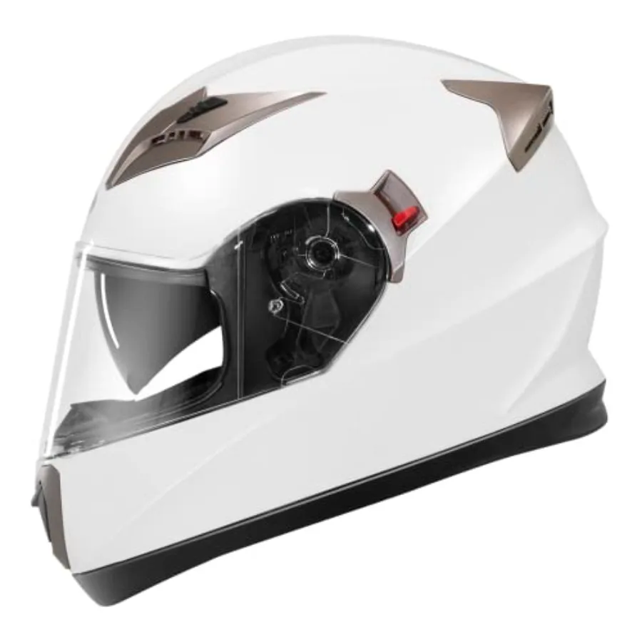 Motorcycle Full Face Helmet for Street Racing and Moped Use ABS Plastic Shell in Matte Black DOT Certified with Integrated Sun
Motorcycle Full Face Helmet for Street Racing and Moped Use ABS Plastic Shell in Matte Black DOT Certified with Integrated Sun