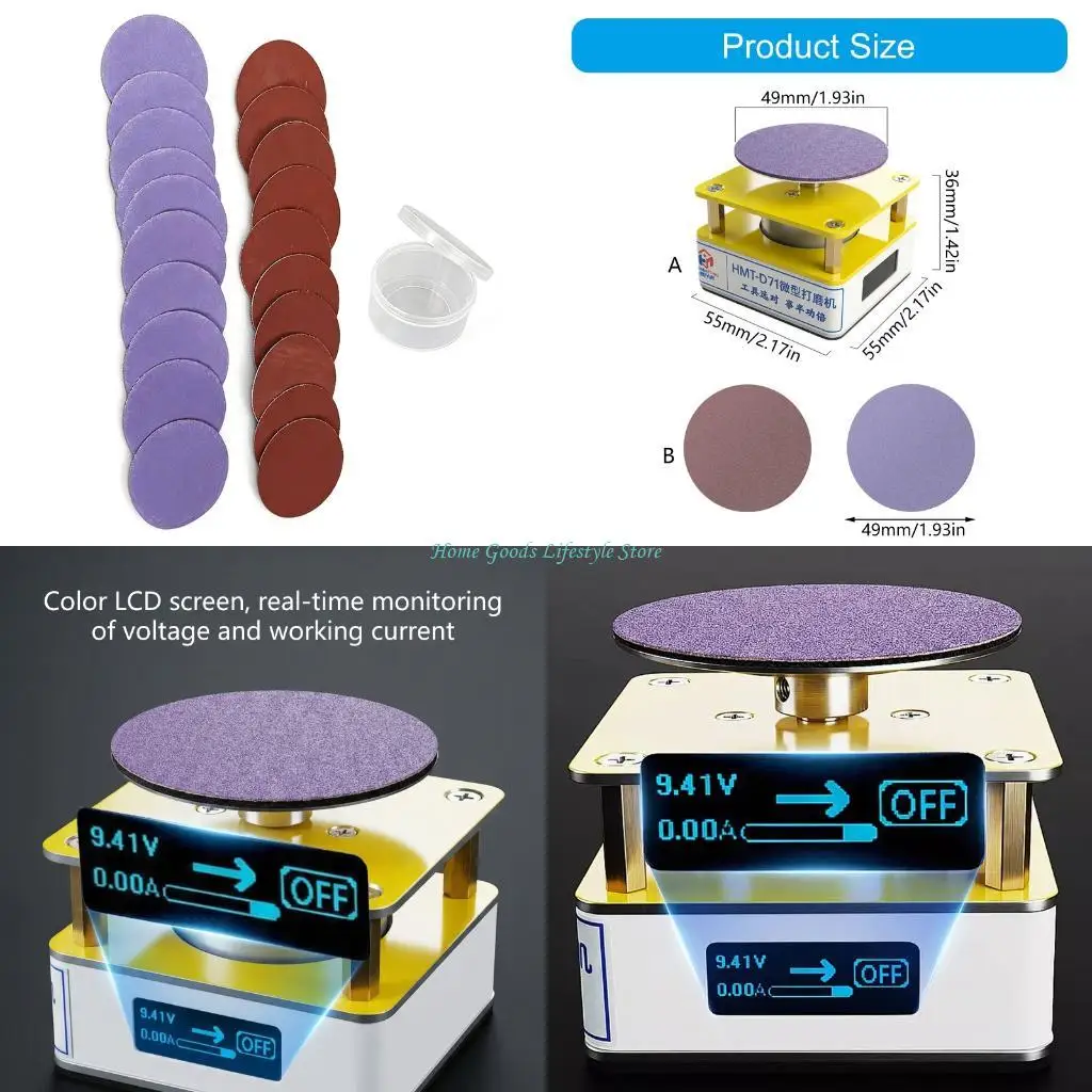 E74E HMT-D71 Small Grinder Offering Precise Speed Controlling LCD Monitoring For Small Hardware And Craft Applications
E74E HMT-D71 Small Grinder Offering Precise Speed Controlling LCD Monitoring For Small Hardware And Craft Applications