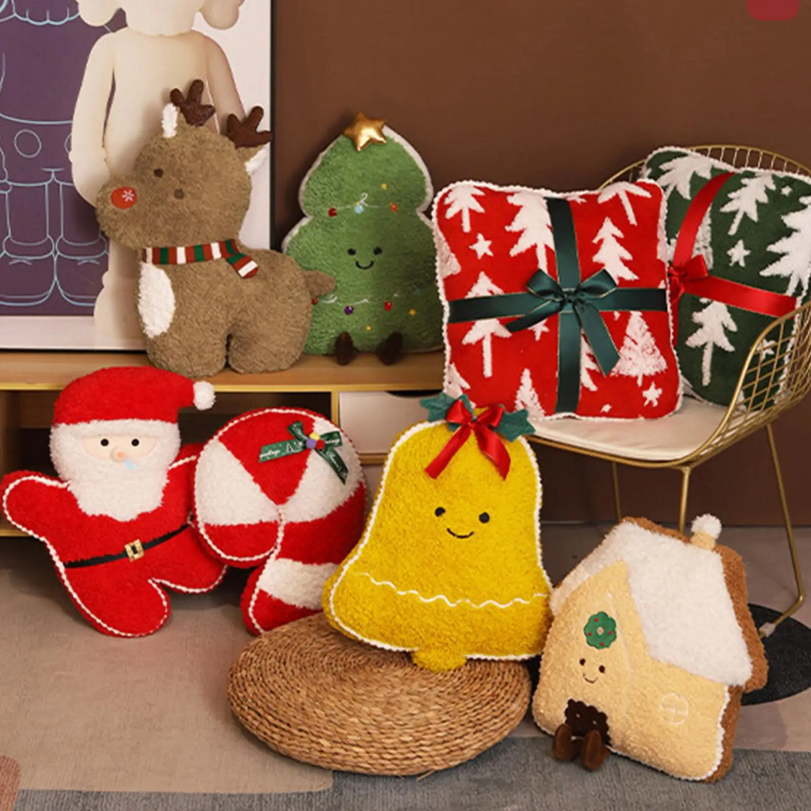 Милая рождественская елка Санта-Клаус плюшевые куклы мягкие костыли игрушки для детей семейные рождественские украшения подарок
Милая рождественская елка Санта-Клаус плюшевые куклы мягкие костыли игрушки для детей семейные рождественские украшения подарок