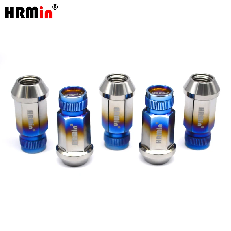 HRMin Closed end Never rust Gr.5 titanium cone seat wheel lug nut M12*1.25*45 for Nissan,Greatwall,Geely,Subaru,Suzuki
HRMin Closed end Never rust Gr.5 titanium cone seat wheel lug nut M12*1.25*45 for Nissan,Greatwall,Geely,Subaru,Suzuki