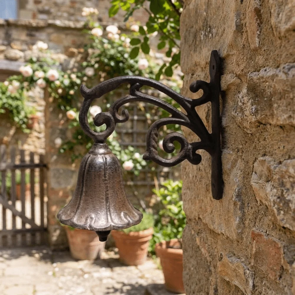 Rustic Style Flower Shaped Doorbell Distressed Finish Shaking Cast Iron Door Bell Clear Loud Ringing Decorative
Rustic Style Flower Shaped Doorbell Distressed Finish Shaking Cast Iron Door Bell Clear Loud Ringing Decorative