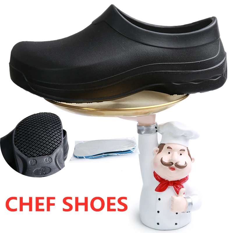 New Arrivals Kitchen Work Shoes Antiskid Waterproof Oil-Proof Cook Chef Shoes Slip-On Resistant Safety Shoes Clogs Size 36-45
New Arrivals Kitchen Work Shoes Antiskid Waterproof Oil-Proof Cook Chef Shoes Slip-On Resistant Safety Shoes Clogs Size 36-45