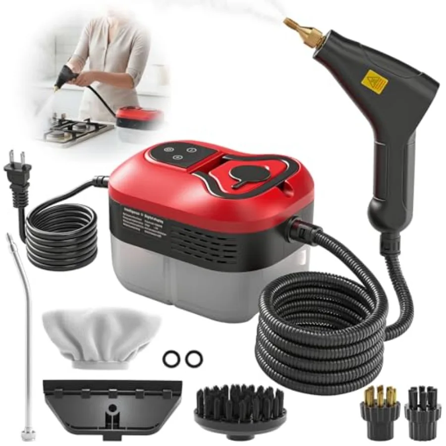 Handheld Steam Cleaner for Home 6-Level Adjustable Steamer Portable Steam Cleaner with 1200ML Water Tank for Kitchen Bathroom L
Handheld Steam Cleaner for Home 6-Level Adjustable Steamer Portable Steam Cleaner with 1200ML Water Tank for Kitchen Bathroom L