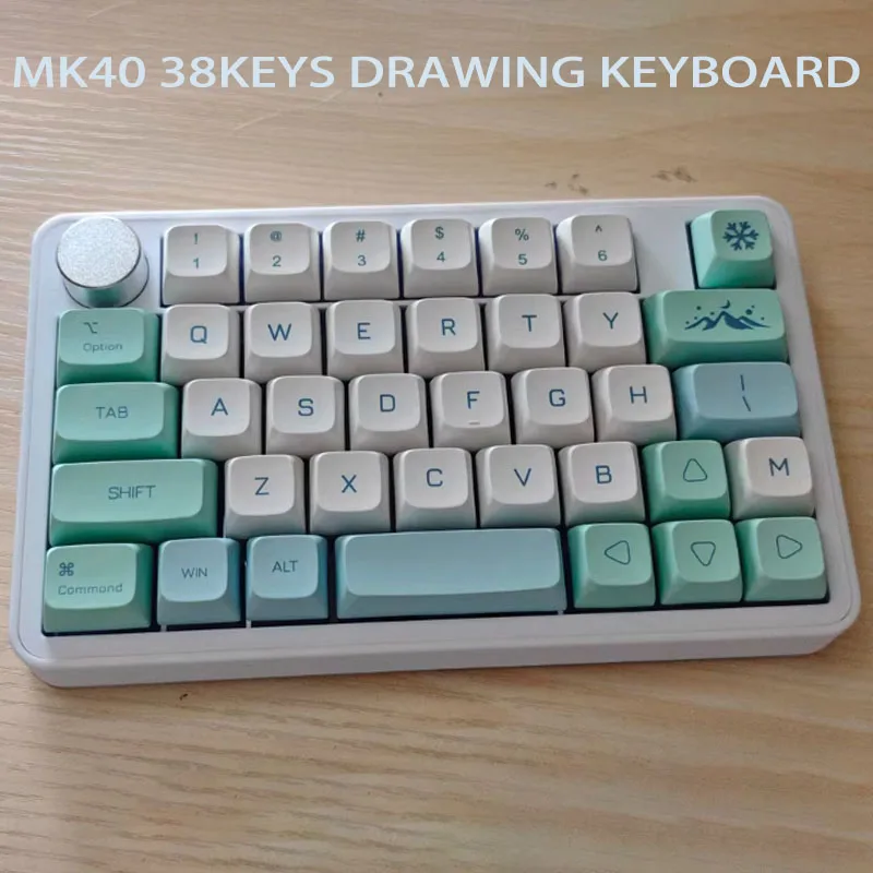 MK40 38 клавиш Механическая клавиатура Ручка программирования макросов Клавиатура для рисования Портативная индивидуальная проводная игровая клавиатура Офисные подарки
MK40 38 клавиш Механическая клавиатура Ручка программирования макросов Клавиатура для рисования Портативная индивидуальная проводная игровая клавиатура Офисные подарки