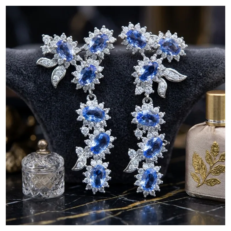 45x22mm Prevent Allergy Long Big Aquamarine London Blue Topaz Violet Tanzanite White CZ Sister Gift Silver Earrings
45x22mm Prevent Allergy Long Big Aquamarine London Blue Topaz Violet Tanzanite White CZ Sister Gift Silver Earrings