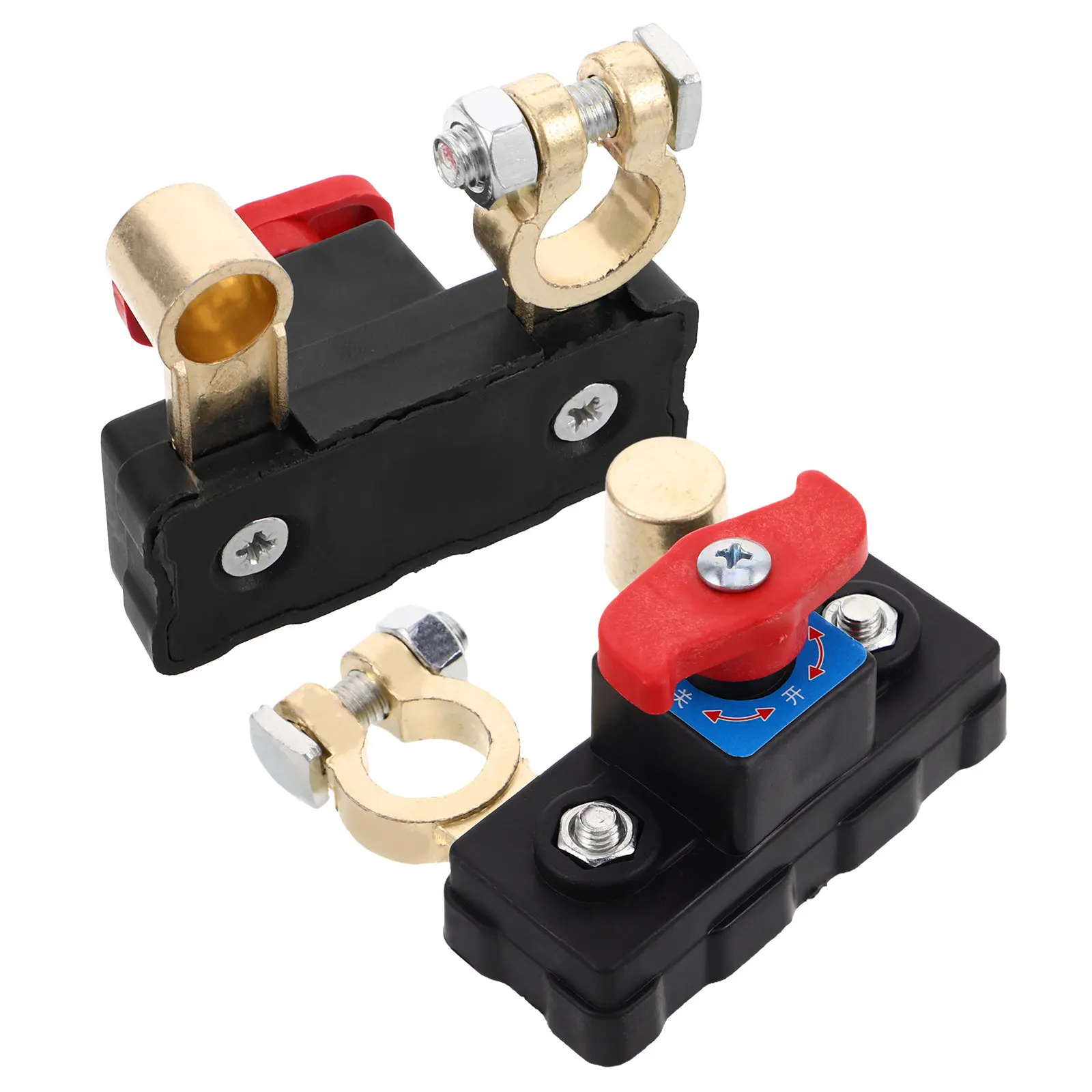 2Pcs Battery Kill Switch Anti-Leakage Secure Connection Quick Disconnect for Vehicle Car Truck Rv Marine Battery Isolator
2Pcs Battery Kill Switch Anti-Leakage Secure Connection Quick Disconnect for Vehicle Car Truck Rv Marine Battery Isolator