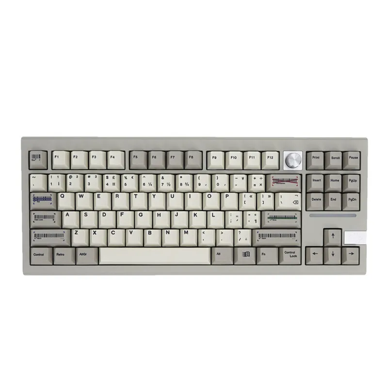 Retro Stripes Gray And White 142 Keys Cherry Profile Mechanical Keyboard Keycaps PBT Material Sublimation Process
Retro Stripes Gray And White 142 Keys Cherry Profile Mechanical Keyboard Keycaps PBT Material Sublimation Process